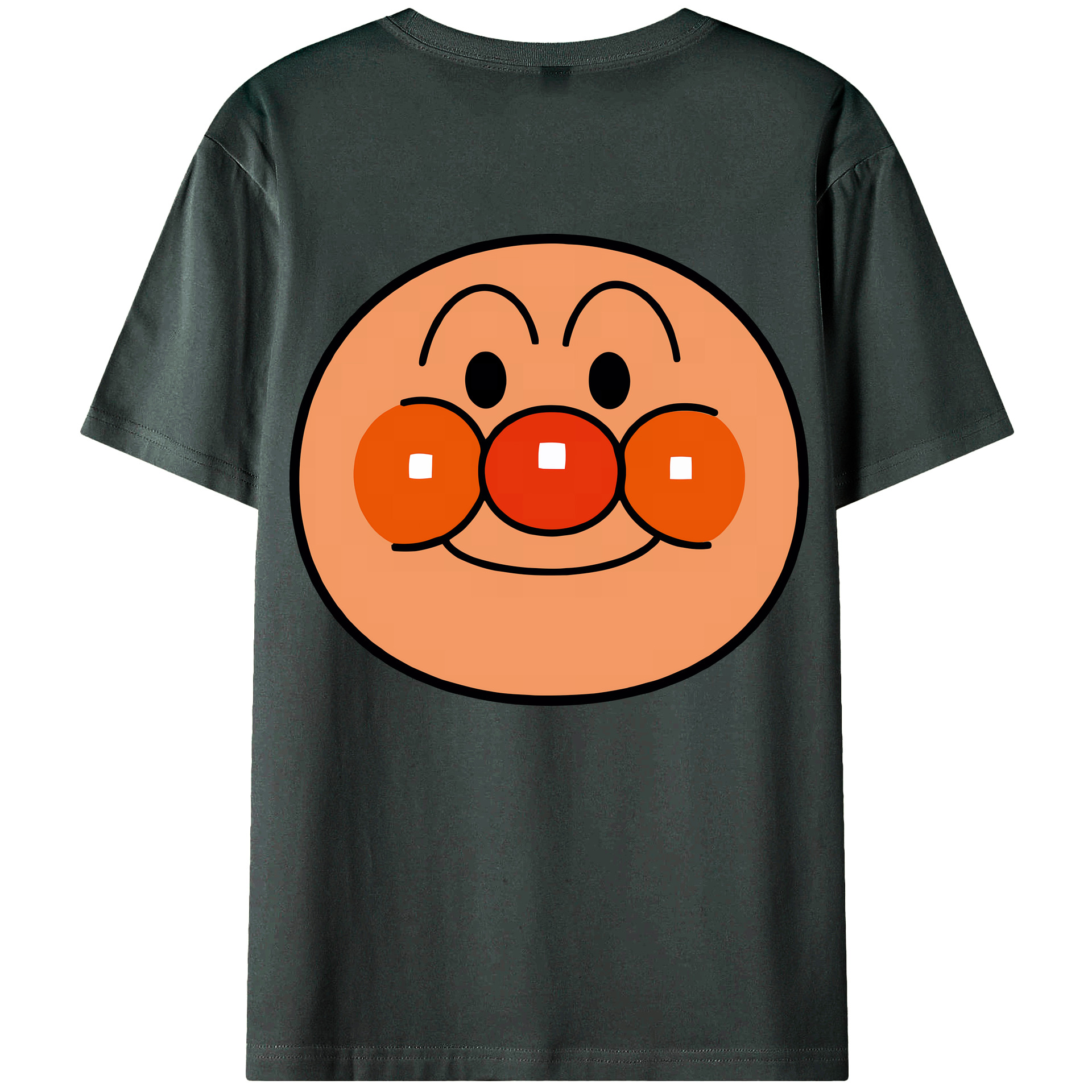 （画像用） アンパンマン Anpanman 綿100％ メンズ半袖Tシャツ（バックプリント） 通気性